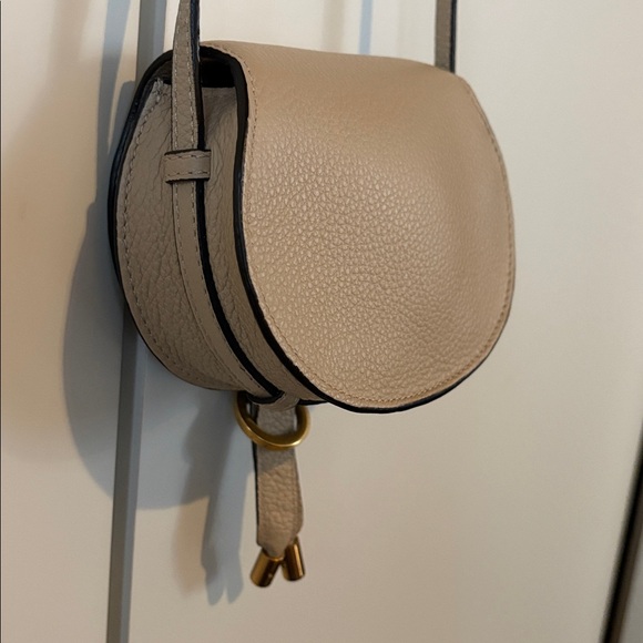 Chloe Marcie Bag - Nano Size in Beige, gold hardware with dusty. EUC leather - Picture 8 of 16